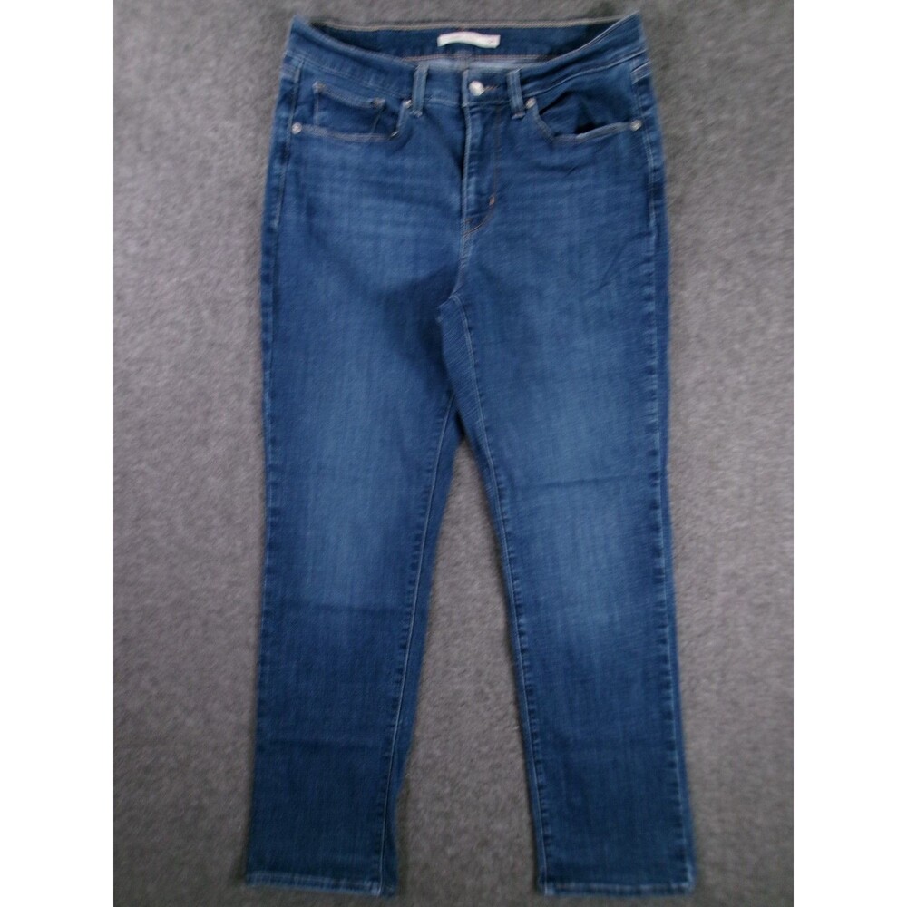 Levis Jeans Women 10 Blue Straight Leg Classic Fit Medium Wash Casual 30X30